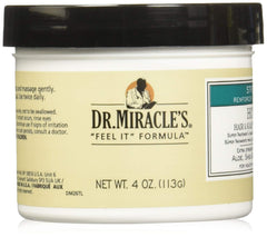 Dr. Miracle's front packaging of 4 oz hot grow treatment showing compact travel-friendly size and strong conditioning
