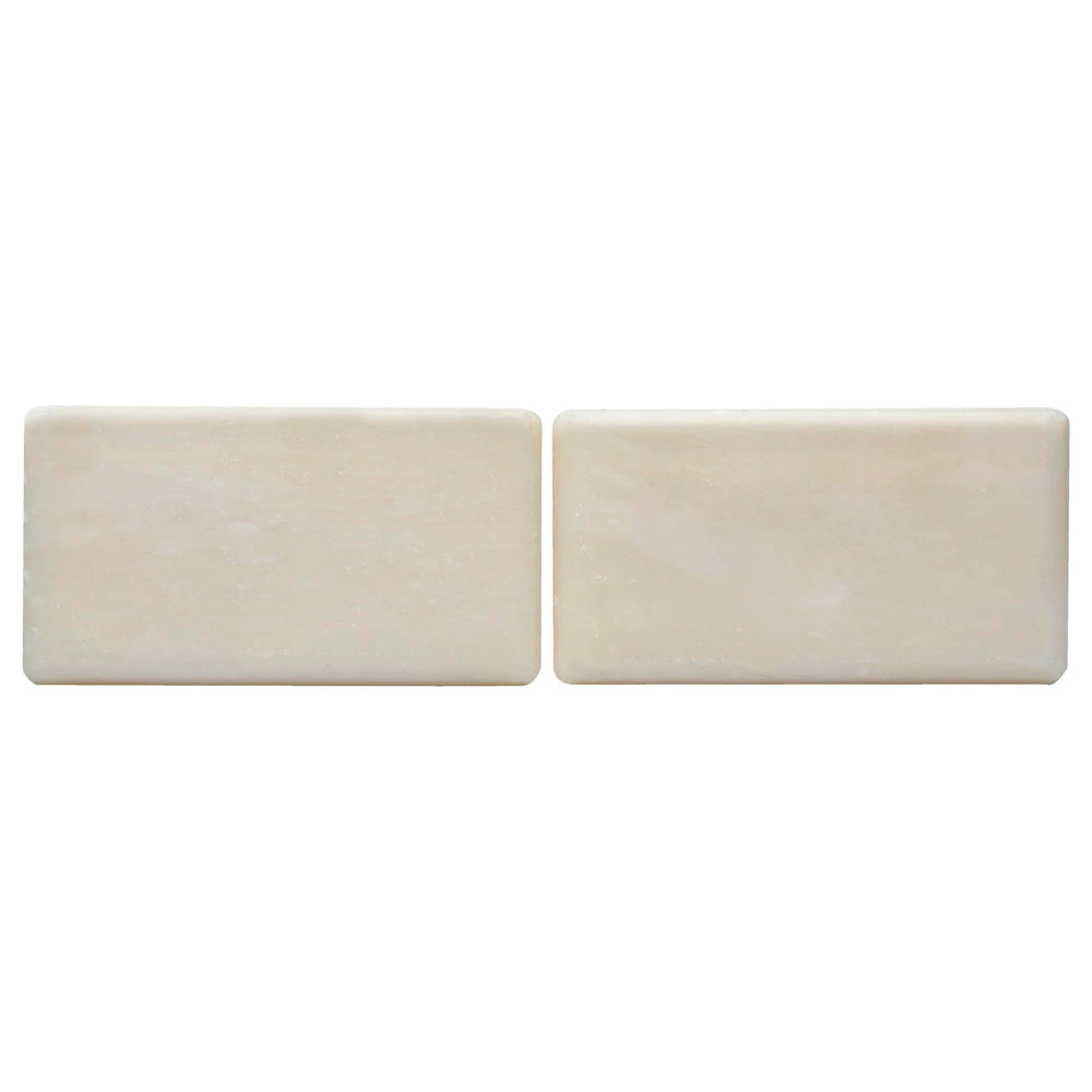 Dr. Natural almond soap lather close-up showing gentle foam for sensitive skin