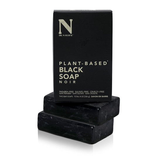 Dr. Natural soap front packaging showing clean design and natural benefits