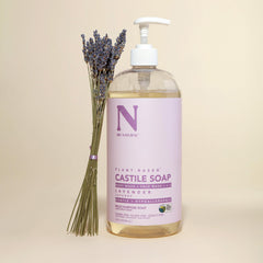 Dr. Natural measured dilution in bottle showing economical concentrated use