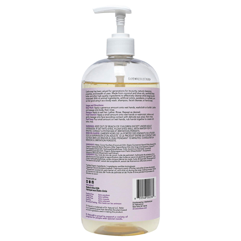 Dr. Natural bottle staged in bathroom showing minimalist eco-friendly routine