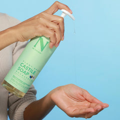 Dr. Natural used for pet bath showing gentle cleansing suitable for animal coats