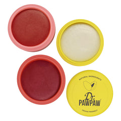 Dr. PAWPAW ORIGINAL BALM front packaging showing compact two-pot duo benefit travel-ready care