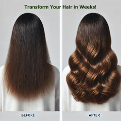 DR. SCHAVIT applying oil to scalp to nourish roots and improve thickness