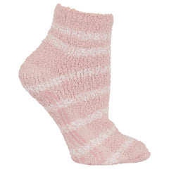Dr. Scholl's front packaging showing three pink spa socks, supports easy selection