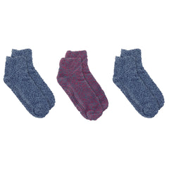 Dr. Scholl's lavender-infused yarn detail highlighting soothing scent and soft texture
