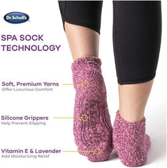 Dr. Scholl's socks being worn at home demonstrating comfort and relaxed support