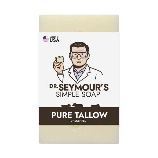 Dr. Seymour's front of packaging showing clean label and minimal ingredients for trust