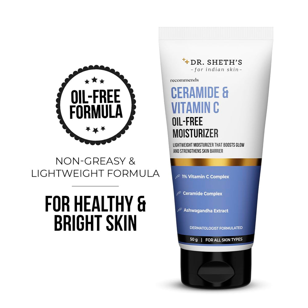 Dr. Sheth's open jar revealing smooth cream texture for quick absorption