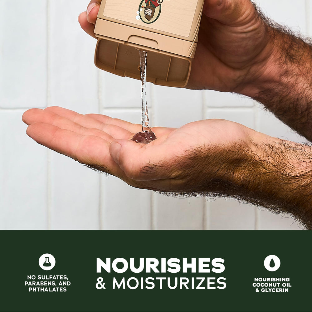 Dr. Squatch close-up of rich lather texture demonstrating gentle cleansing