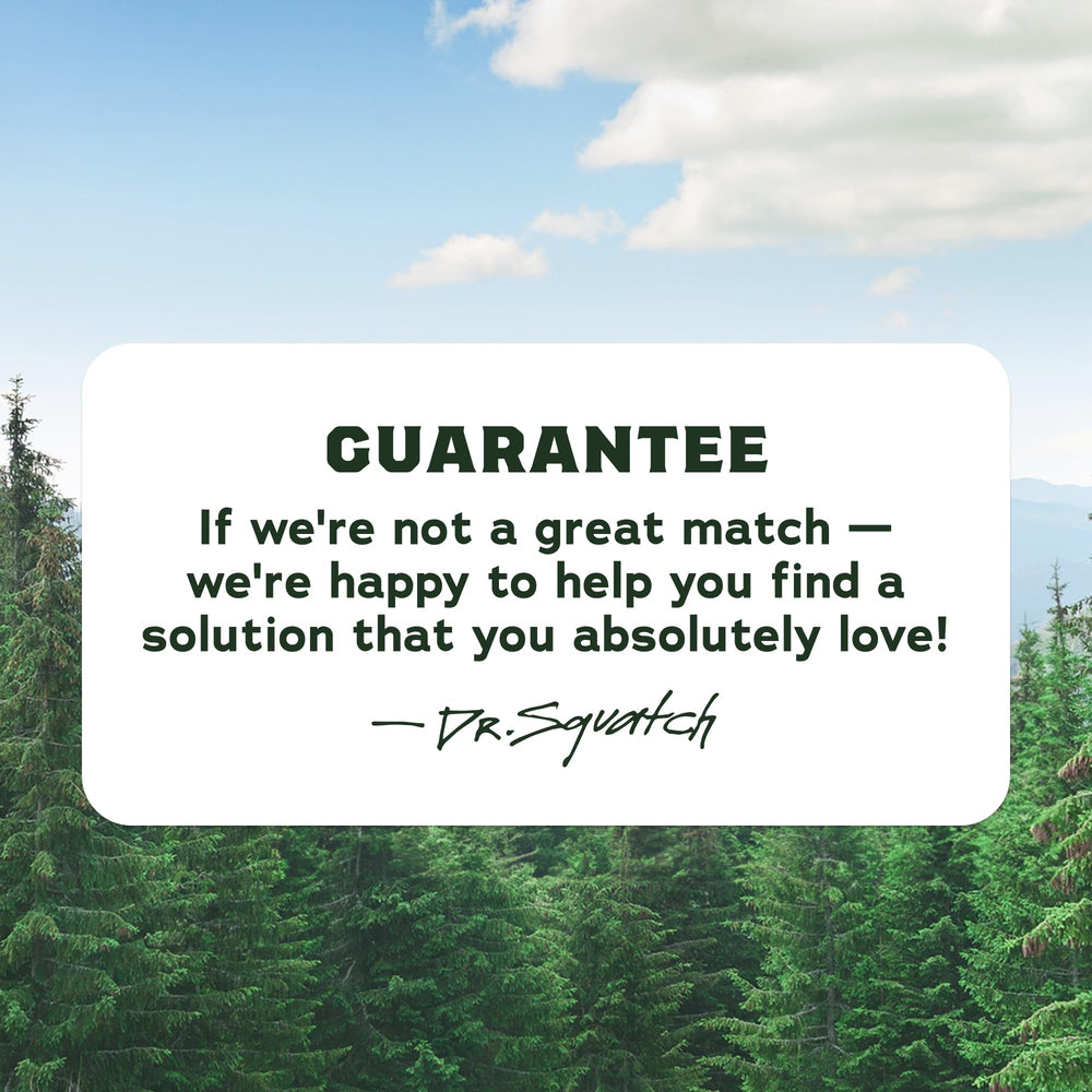 Dr. Squatch gift packaging wrapped for easy giving and presentation