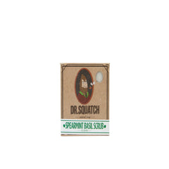 Dr. Squatch bar soap front view showing label and fresh scent benefits
