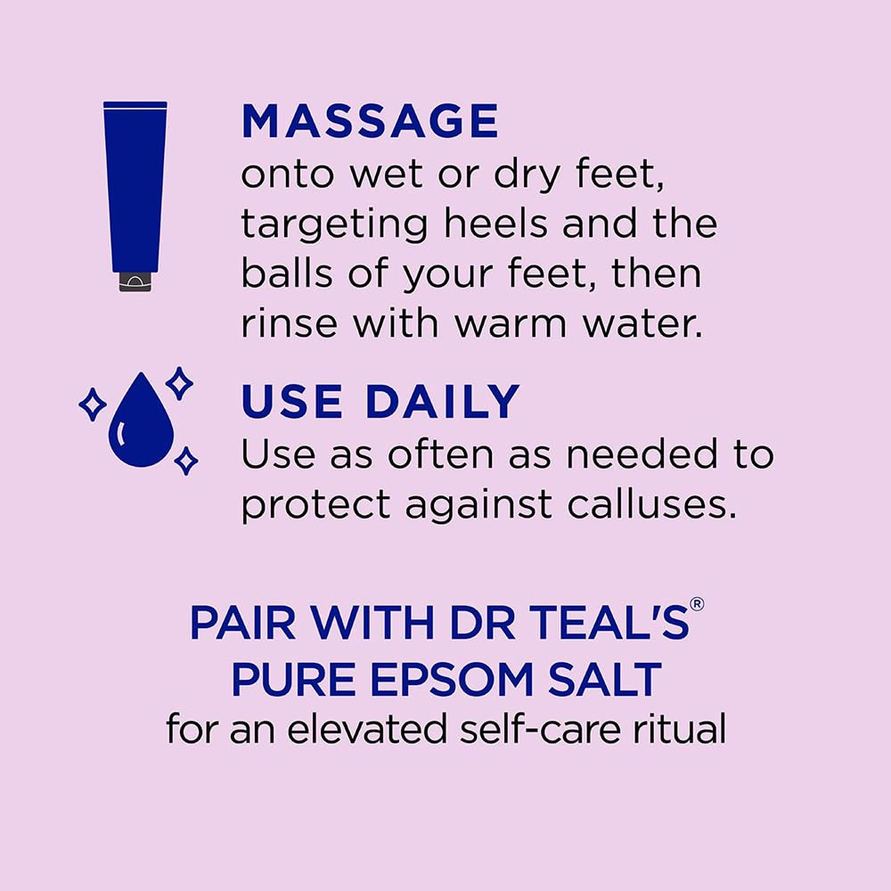 Dr Teal's scrub on bathroom shelf in lifestyle setting for relaxation