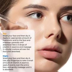 DR.YIMAN serums in hand to show 1 fl oz travel-friendly size
