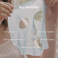 Dr.Althea mask held in hand ready to apply for instant cooling relief