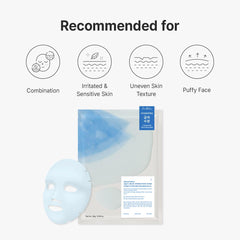 Dr.Althea mask beside coin showing pack scale and easy-at-home use