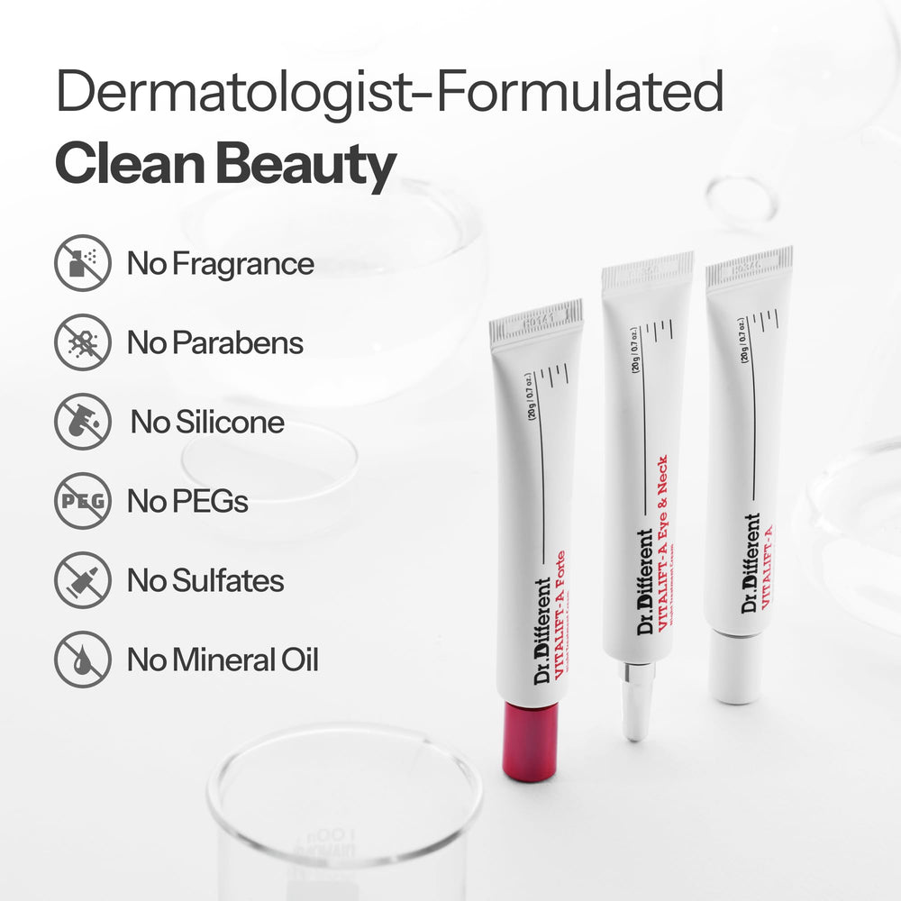 Dr.Different tube with box packaging showing premium storage and protection