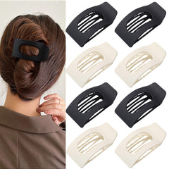 Drealoe front packaging showing eight black and white flat clips, neat gift-ready presentation