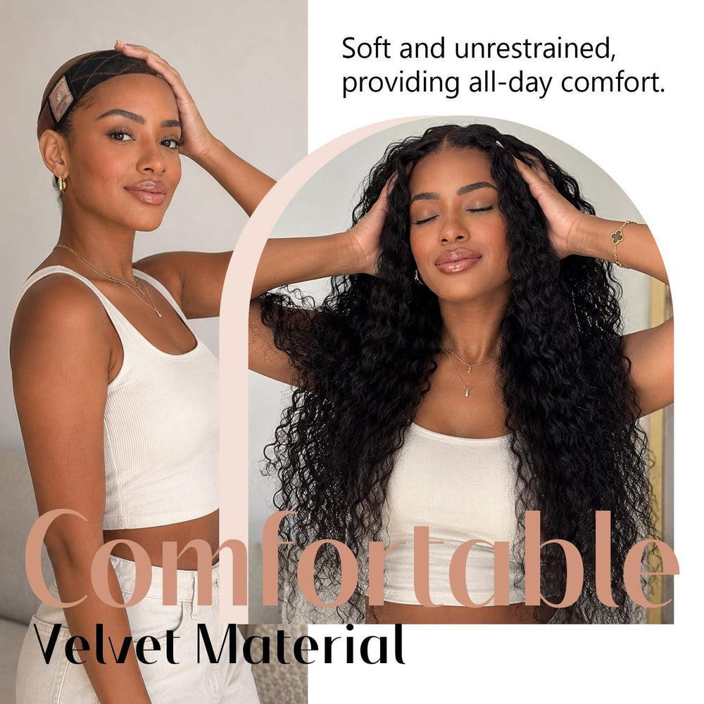Dreamlover worn on model showing stable wig during movement