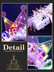 DRESBE headband held in hand showing compact size and portability
