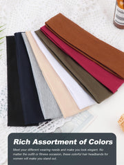 DRESHOW flat lay of all eight colors showing outfit matching versatility benefit