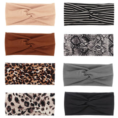 DRESHOW front pack of eight headbands showing variety and convenience