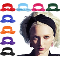 DRESHOW headbands front packaging showing eight colorful designs and benefit of variety