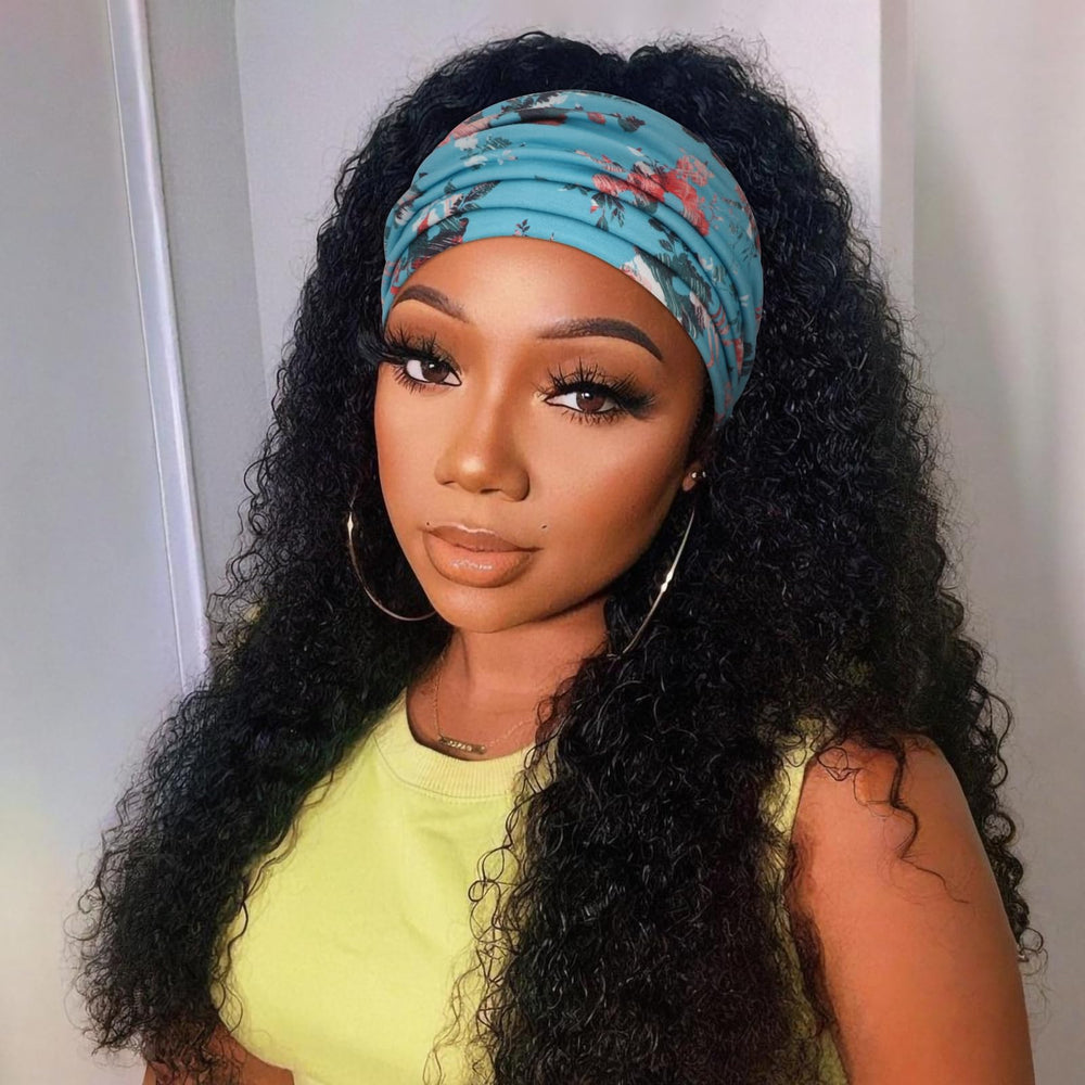DRESHOW model side profile wearing headband for comfortable everyday hold