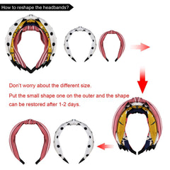 DRESHOW headband worn during yoga demonstrating sweat control and stability benefit