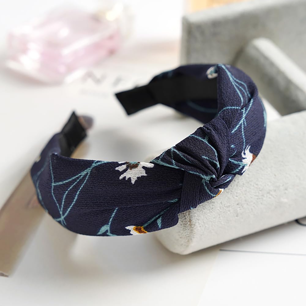 DRESHOW headband on bathroom counter used during makeup for hair control