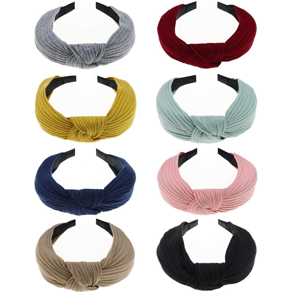 DRESHOW headband worn in outdoor street outfit showing everyday style benefit