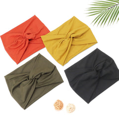 DRESHOW pack of four headbands neatly stacked offering outfit variety benefit
