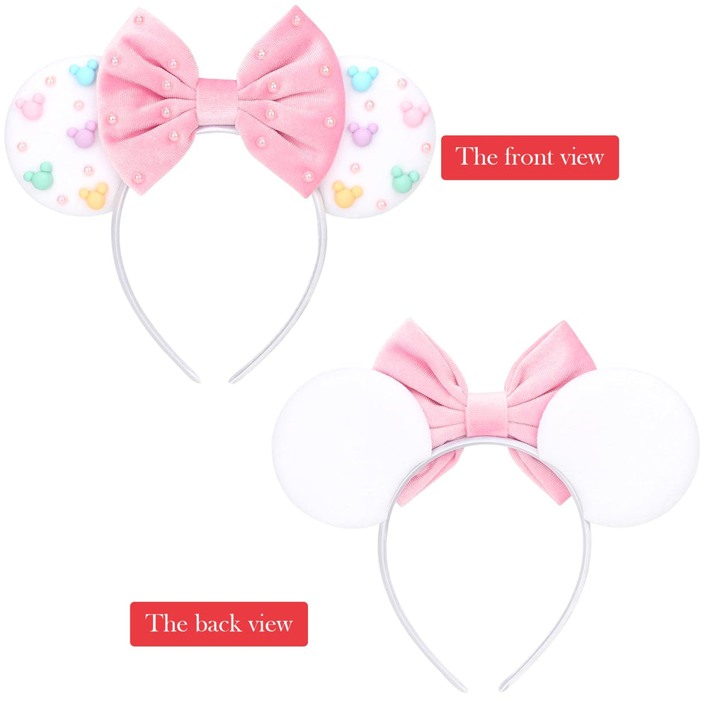 DRESHOW headband beside a ruler showing flexible size and fit range