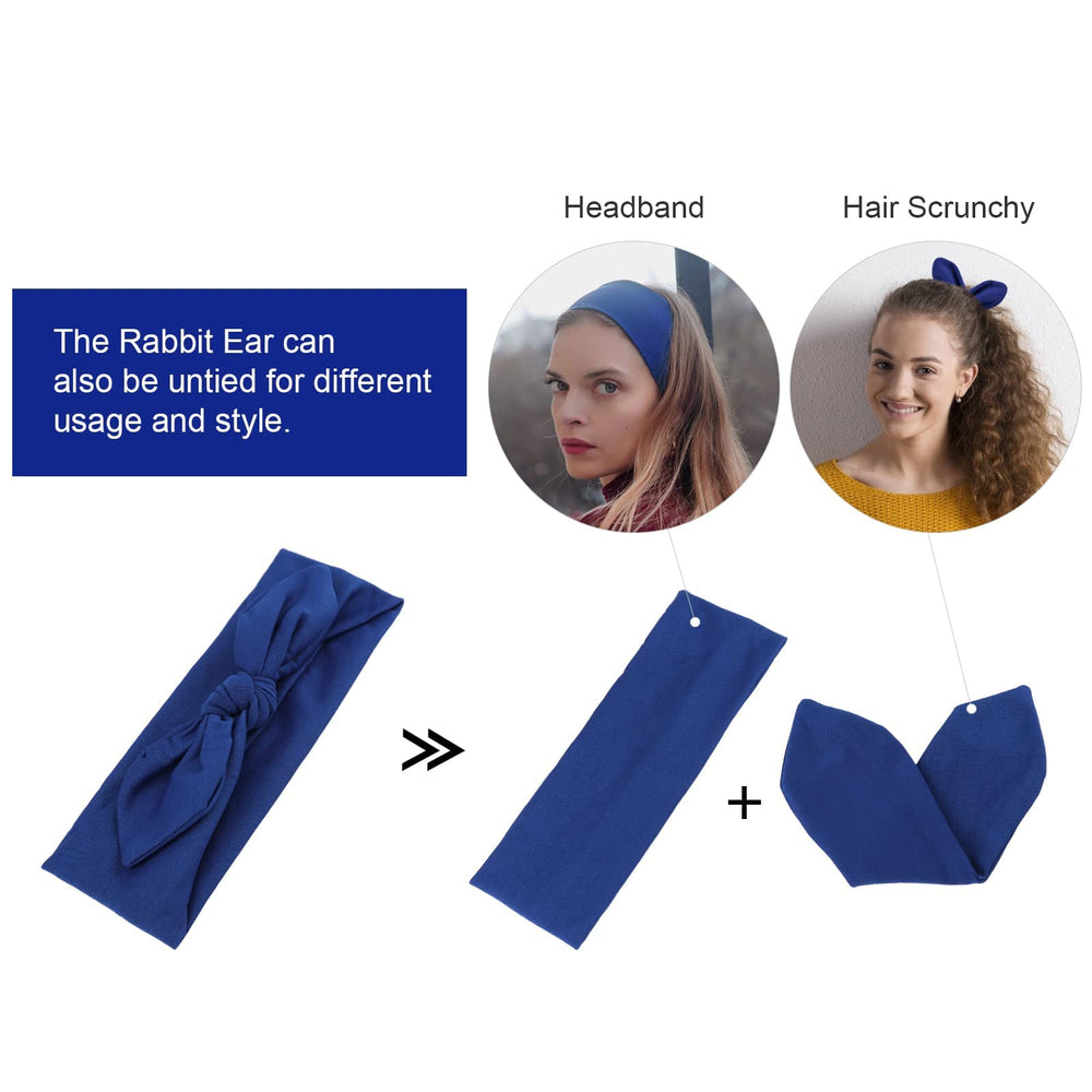 DRESHOW headband next to ruler for size comparison showing one-size fit most