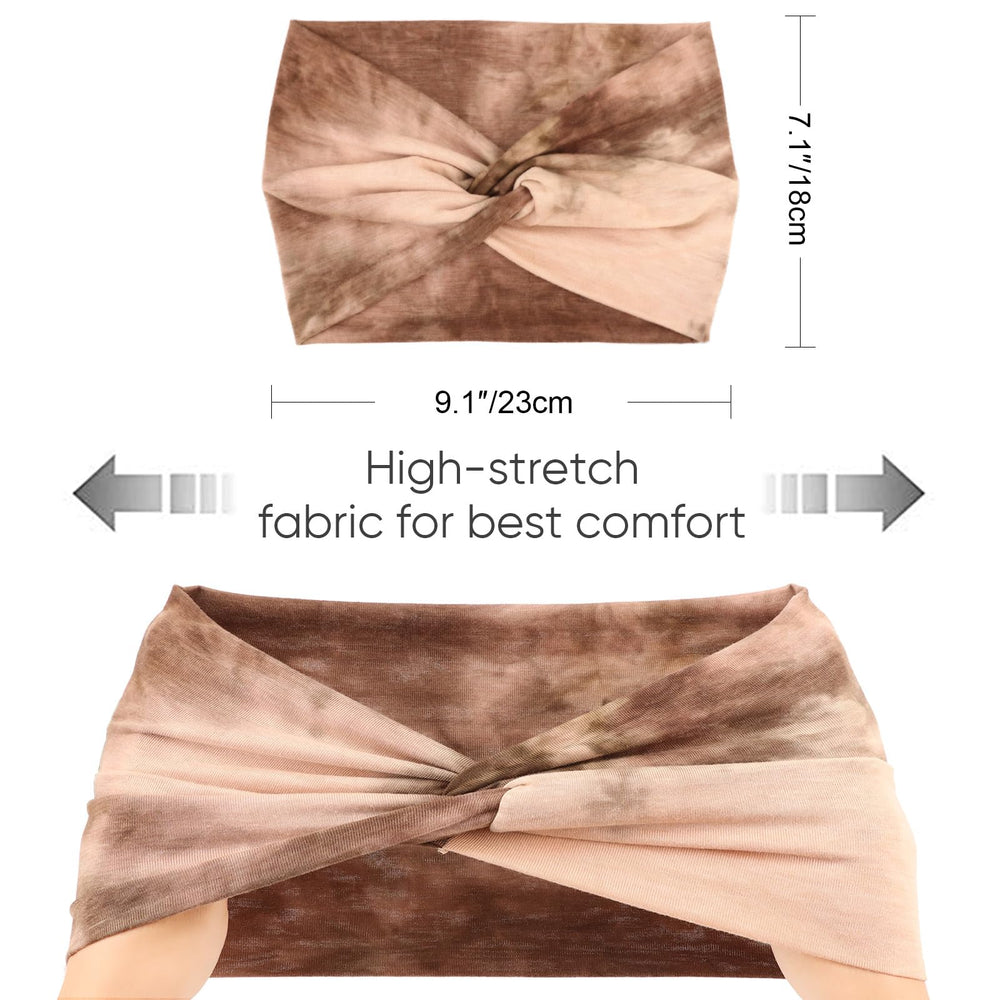 DRESHOW headband beside ruler showing dimensions and true scale
