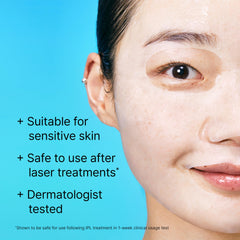 Dr.Jart+ box with five masks beside a ruler showing compact travel size