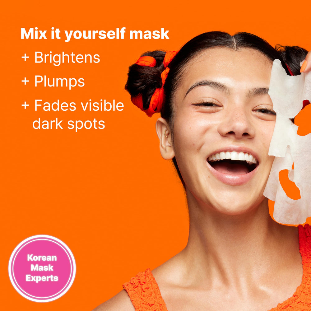 Dr.Jart+ opened sheet mask on flat surface highlighting saturated fabric