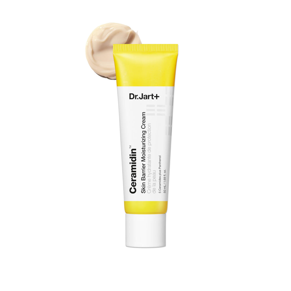 Dr.Jart+ jar front view showing product and brand, conveys trusted hydration