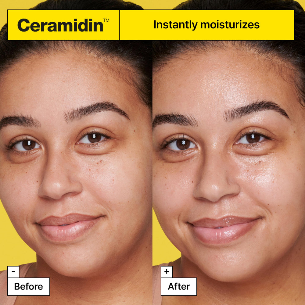 Dr.Jart+ ingredient label closeup showing ceramide and panthenol