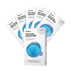 Dr.Jart+ front packaging showing five-sheet mask value pack for convenience