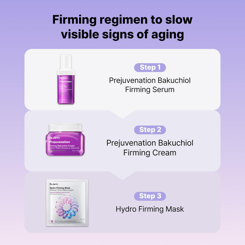 Dr.Jart+ ingredient visual with collagen and hyaluronic acid emphasis