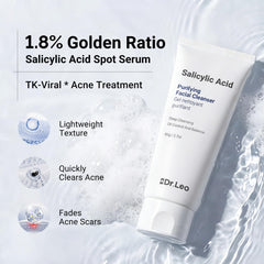 Dr.Leo clear crystal jelly texture close-up showing gentle exfoliation