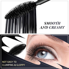 DRMODE application on lashes demonstrating even coverage and no clumps benefit
