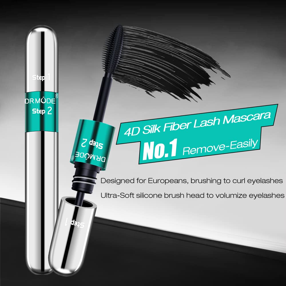 DRMODE open wand tip displaying brush shape that coats lashes evenly for definition