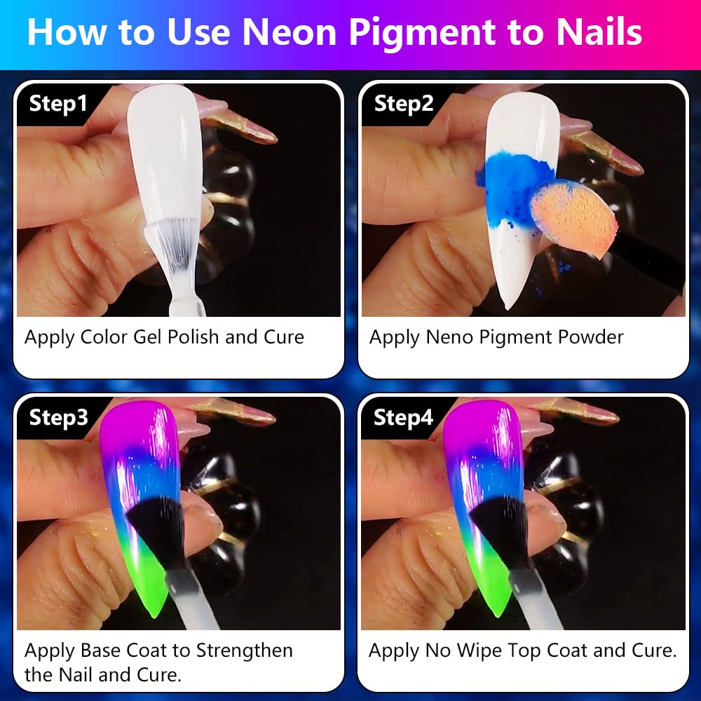DRMODE Neno party manicure lifestyle showing eye-catching neon nails