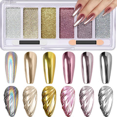 DRMODE palette front view showing six chrome shades and easy access