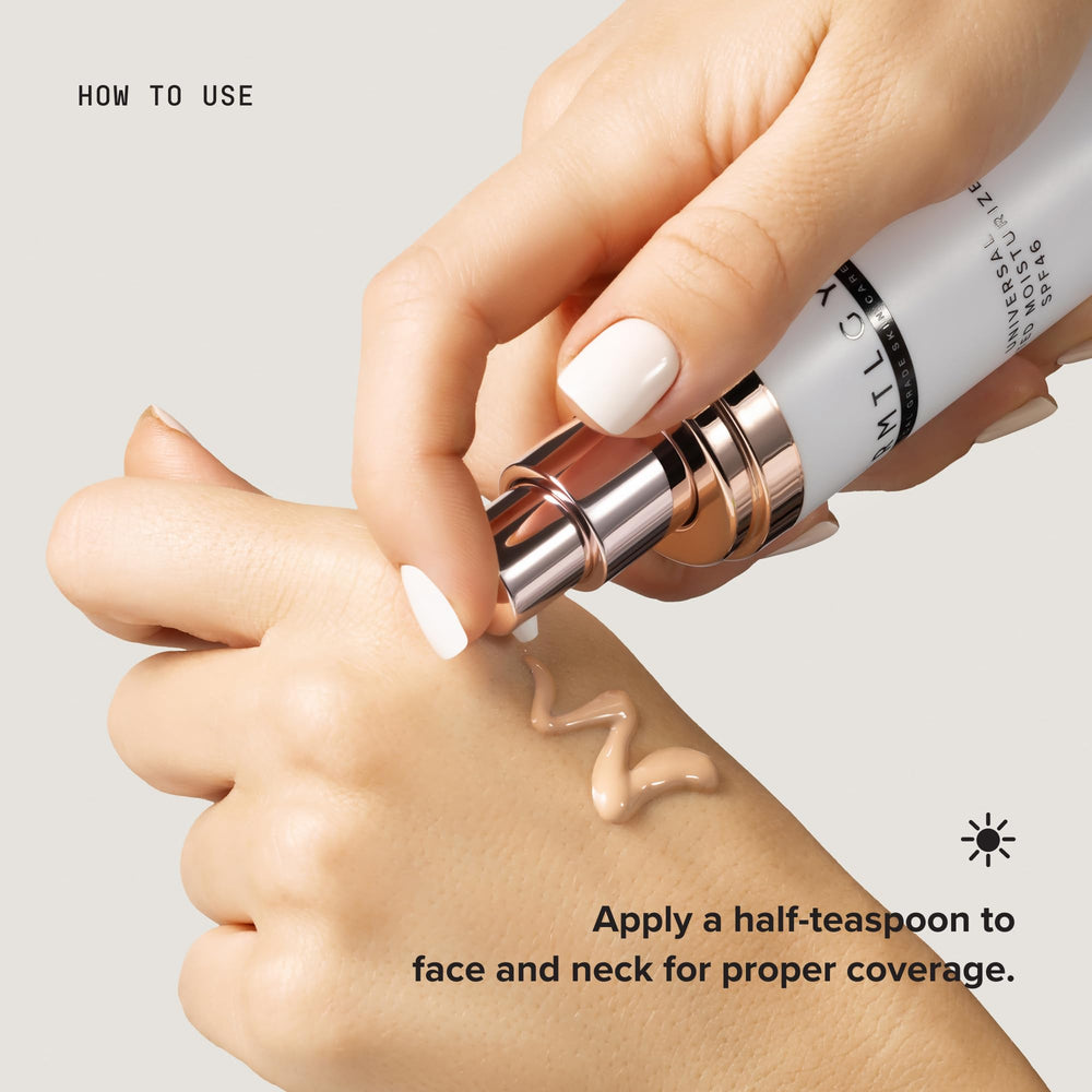 DRMTLGY cap open with dispenser highlighting easy, controlled application