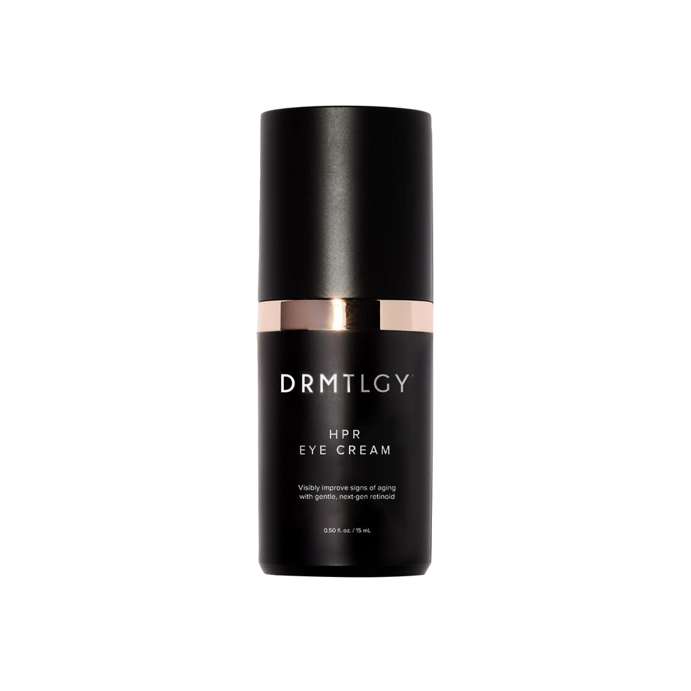 DRMTLGY front packaging showing product for targeted under-eye renewal
