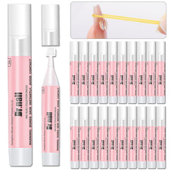 Dr.nail front packaging showing 20-piece glue set for quick manicures