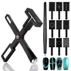 Dr.nail front packaging of the 11-piece magnet set showing complete kit and storage benefits